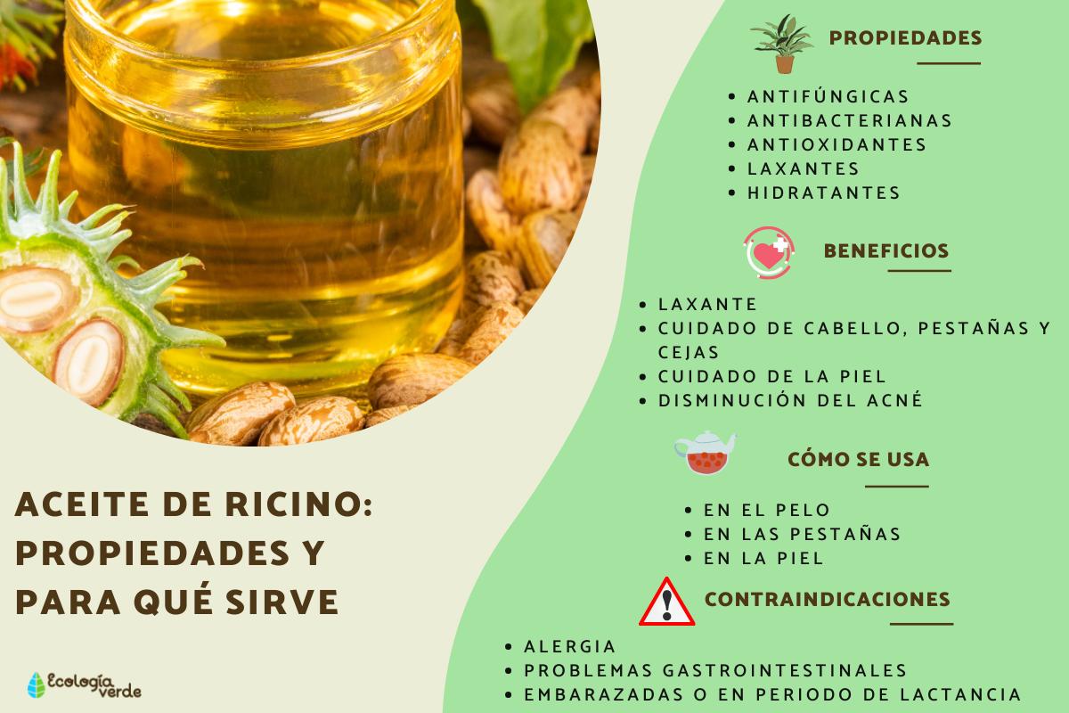 Es seguro el aceite de Ricinus communis para la piel?